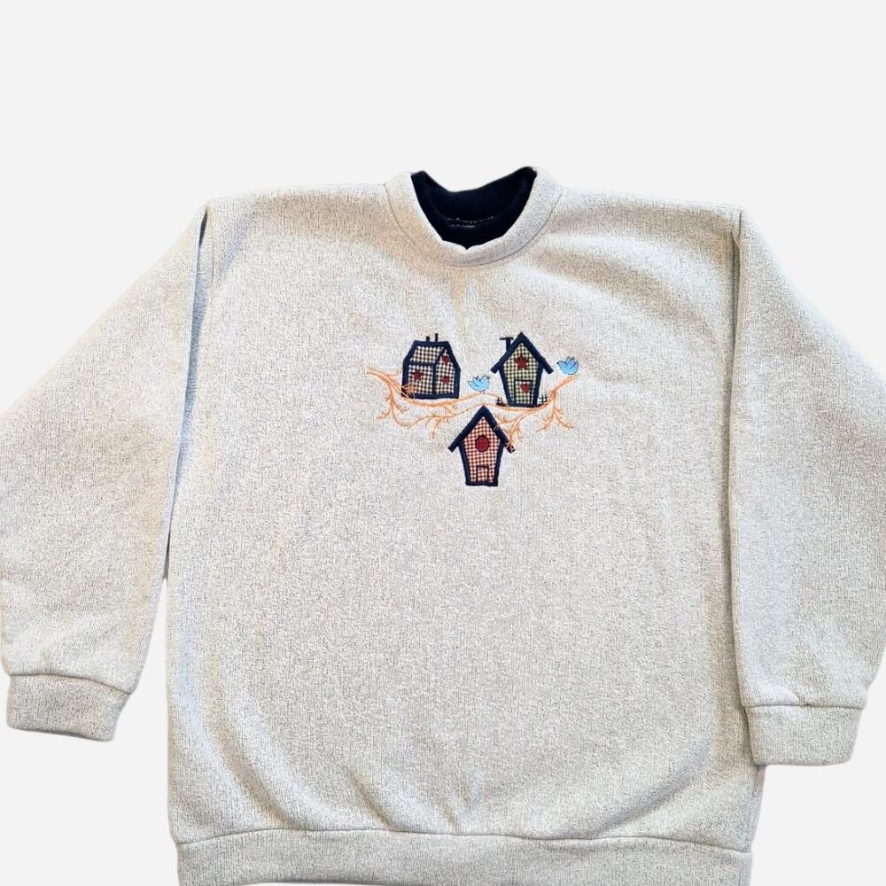 Vintage Birdhouse Crewneck Sweatshirt